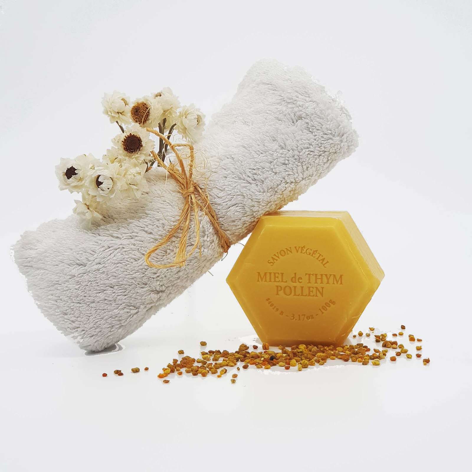 Savon au miel et pollen : Cosmétique